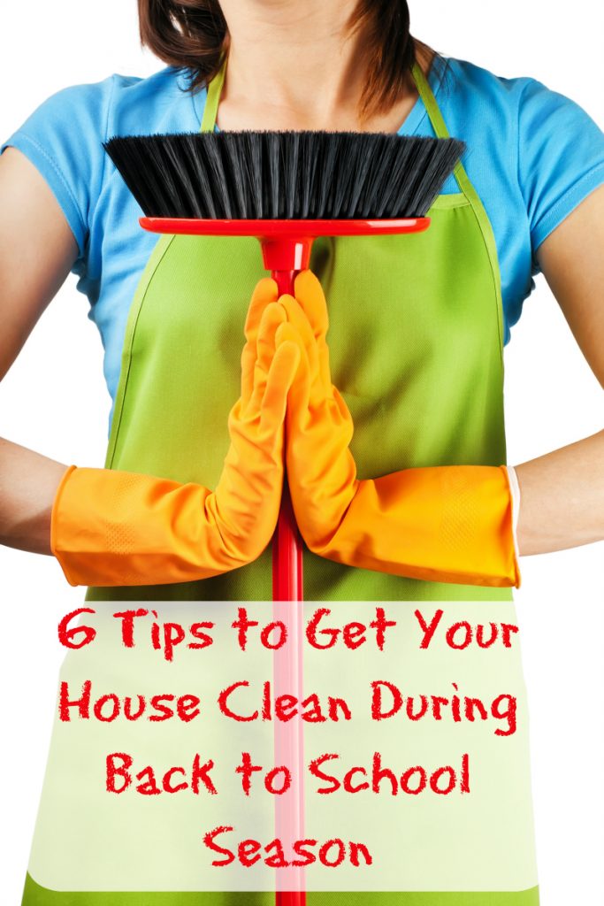 Tips to Get Your House Clean During Back to School Season