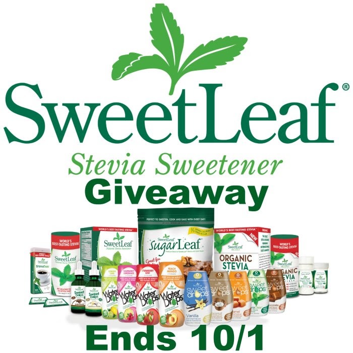 SweetLeaf Stevia Sweetener Giveaway Ends 2016 10 01