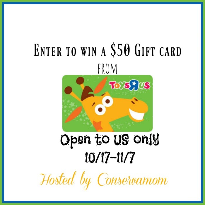 $50 Toys R Us Gift Card Giveaway (Ends 11/7) | Optimistic Mommy