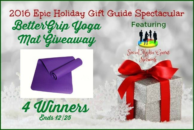 BetterGrip Yoga Mat Giveaway (Ends 12/25) | Optimistic Mommy