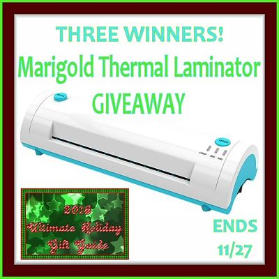 3 Will #Win a Marigold Thermal Laminator When This #Giveaway Ends on Nov 27th