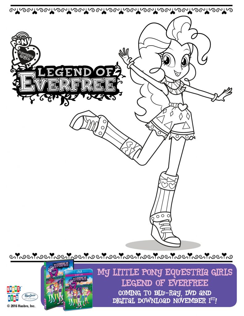 Download these My Little Pony Equestria Girls Legend of Everfree coloring pages to enjoy before, during, or after the movie!