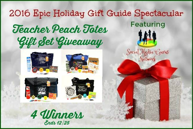 Teacher Peach Totes Gift Set Giveaway (Ends 12/25) | Optimistic Mommy