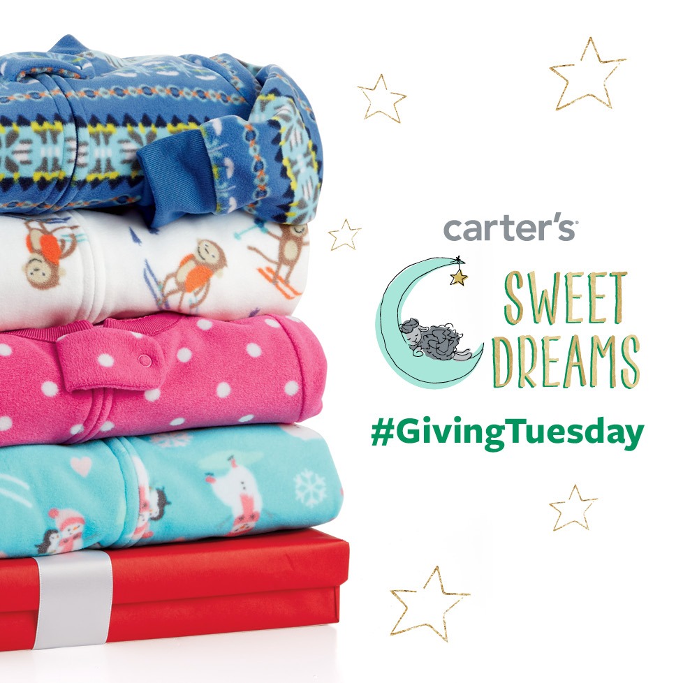 Participate In Carter's Pajama Program for Giving Tuesday Today! #GivingTuesday
