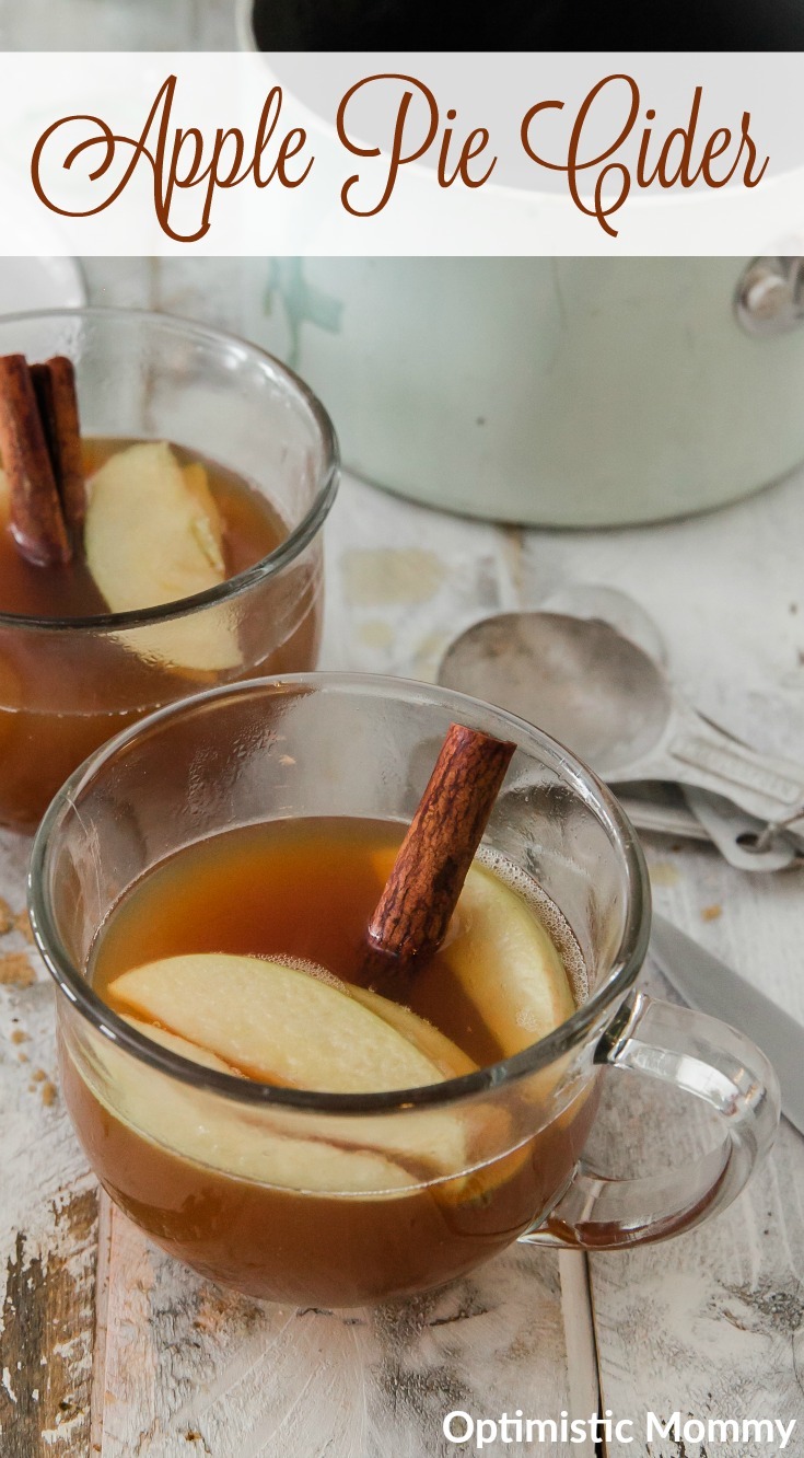 Apple Pie Cider Recipe - this warm beverage is perfect for a cold winter day!