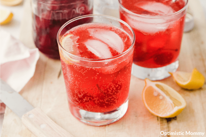 Take a drink of this Citrusy Shirley Temple Black!