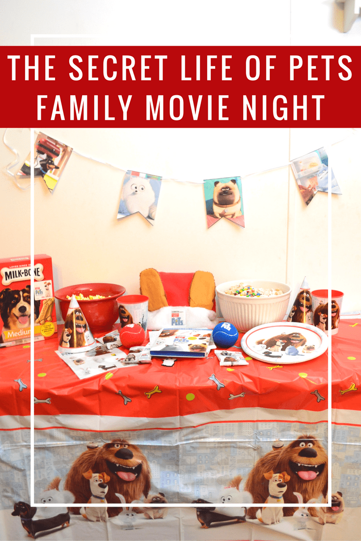 The Secret Life of Pets is available in stores now! Celebrate by having a fun movie night with your family!