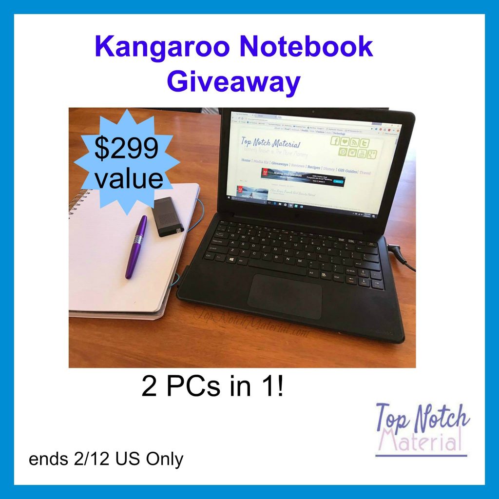 Kangaroo Notebook Giveaway