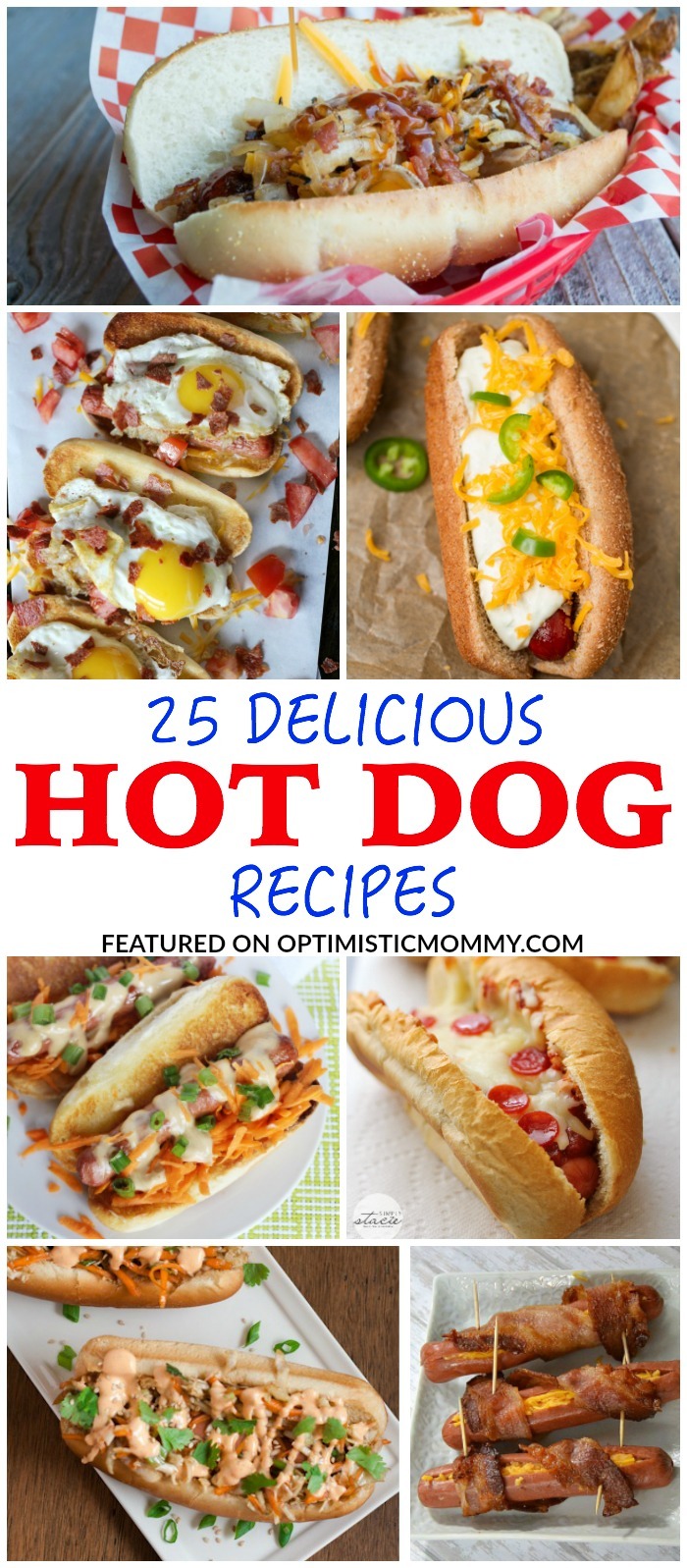 These delicious hot dog recipes are perfect for celebrating National Hot Dog Day!