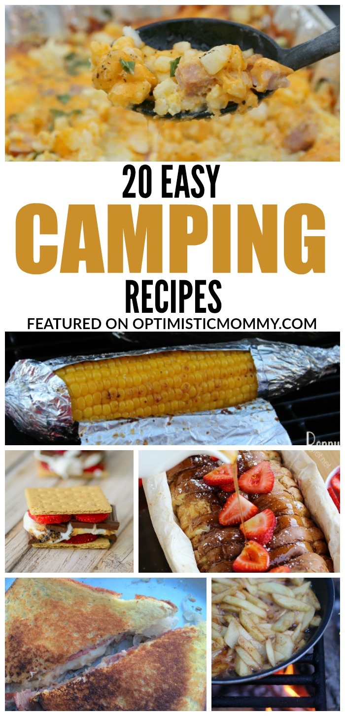 These 20 Easy Camping Recipes provide delicious meals for your family without all the fuss!