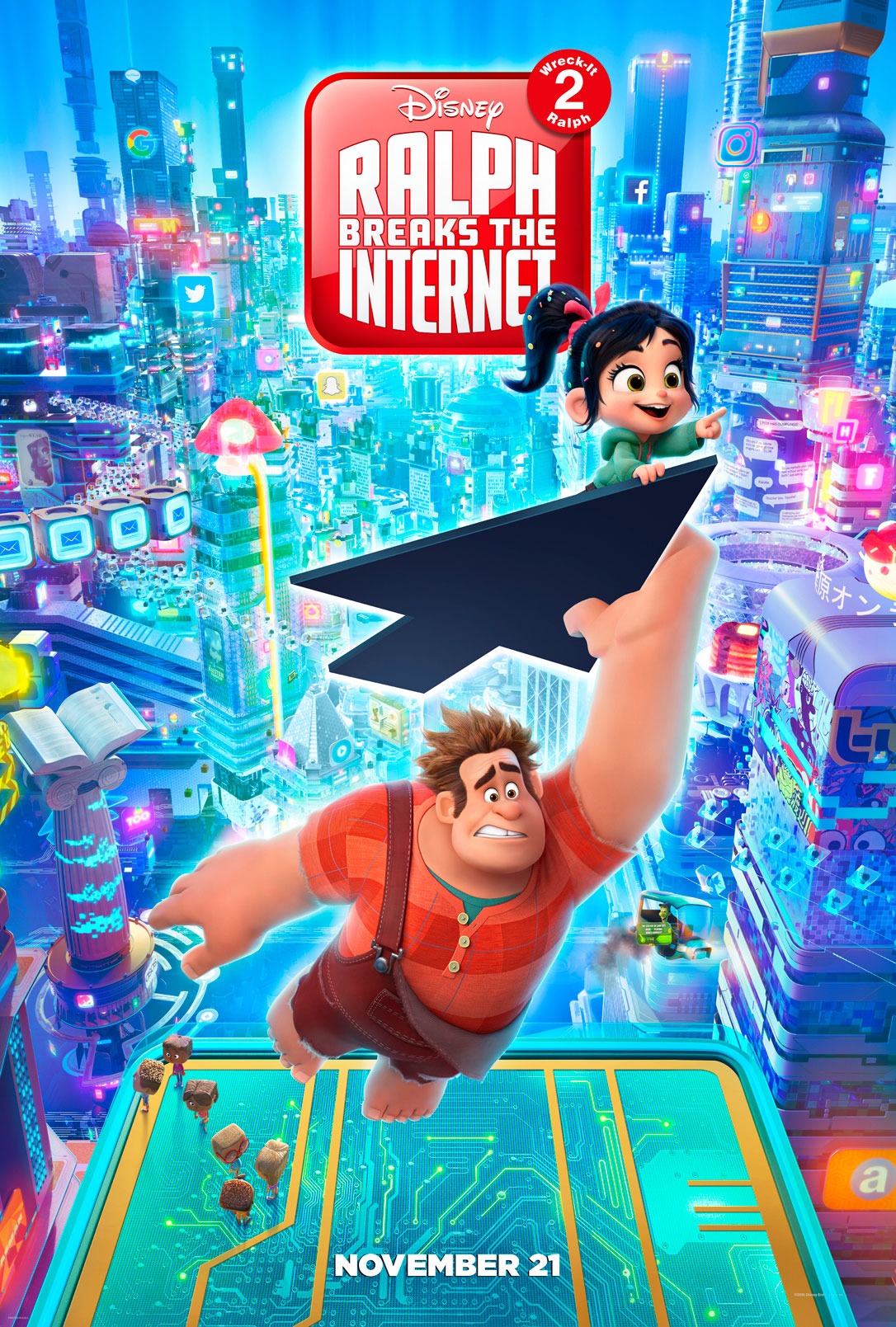 Ralph Breaks the Internet Wreck-It Ralph 2 Poster