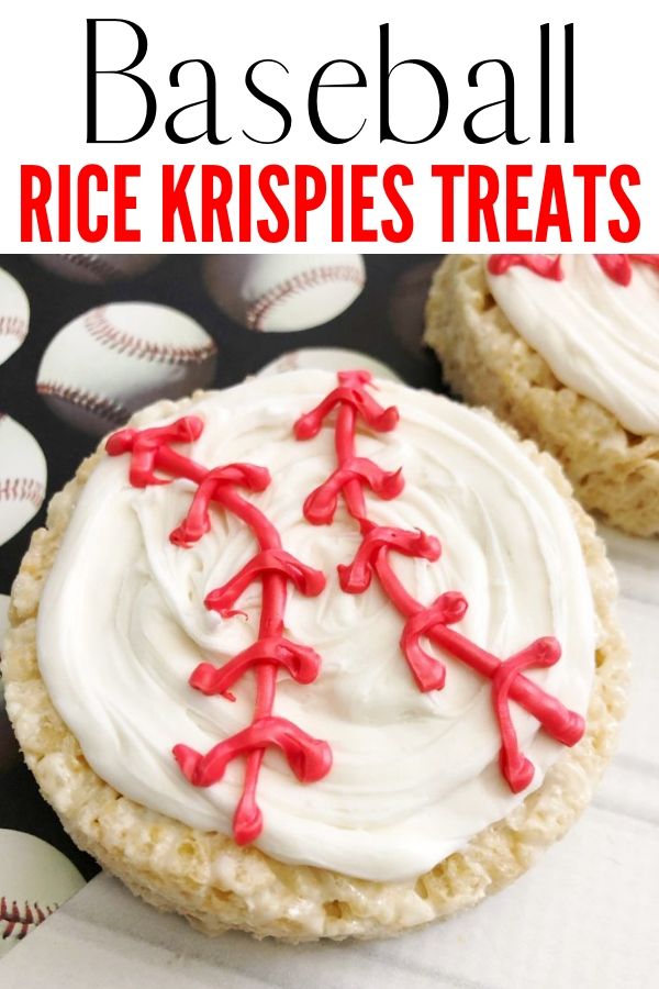 Baseball Rice Krispies pin image 