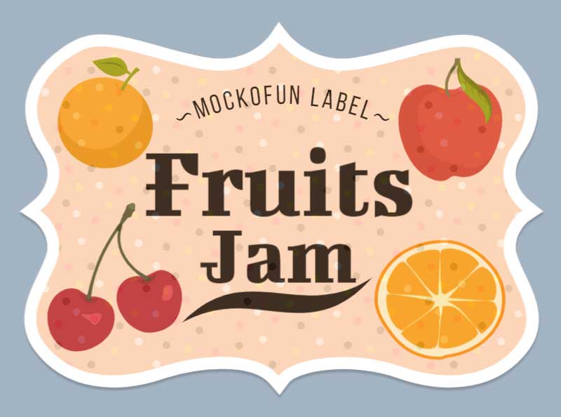 jam labels clipart free