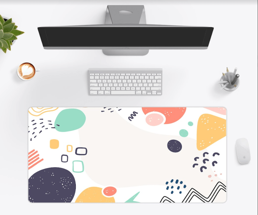 custom desk mat