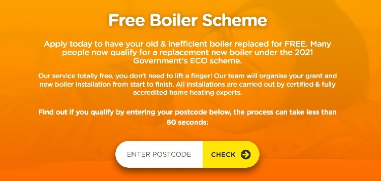 free Boiler Grant Scheme