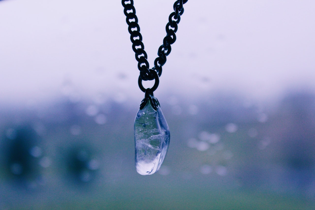 Healing crystals necklace