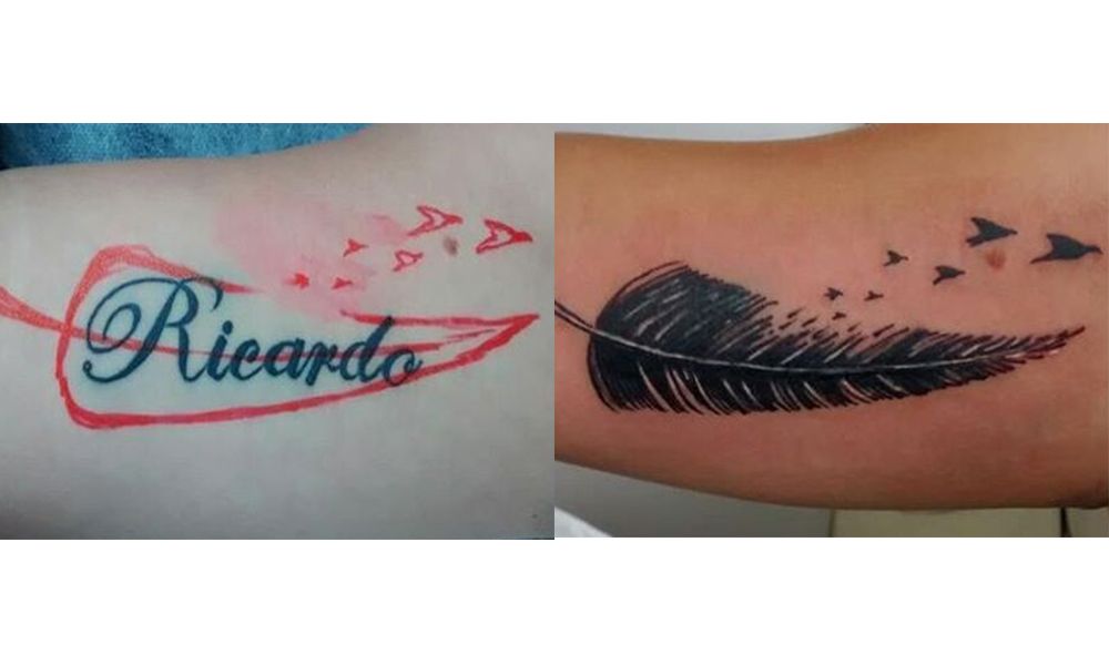 Tattoo Name Cover Up Ideas