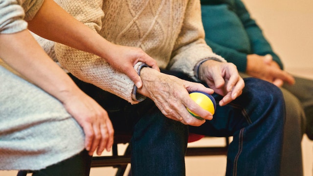 A man attending a Mental Health program.