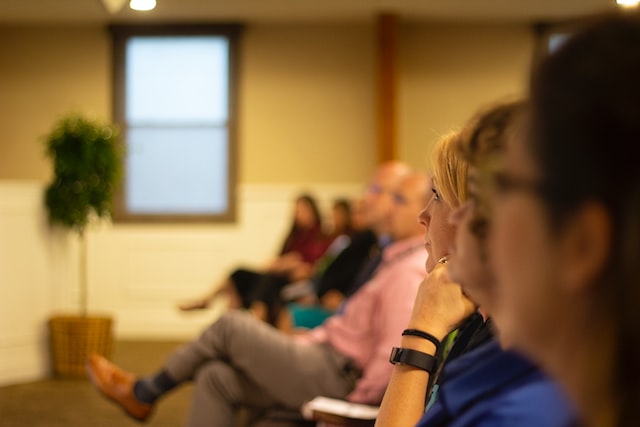 A group of people attending Recovery Program.