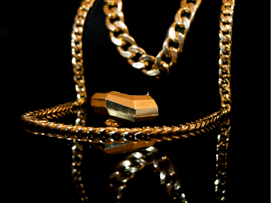 Gold Necklace.