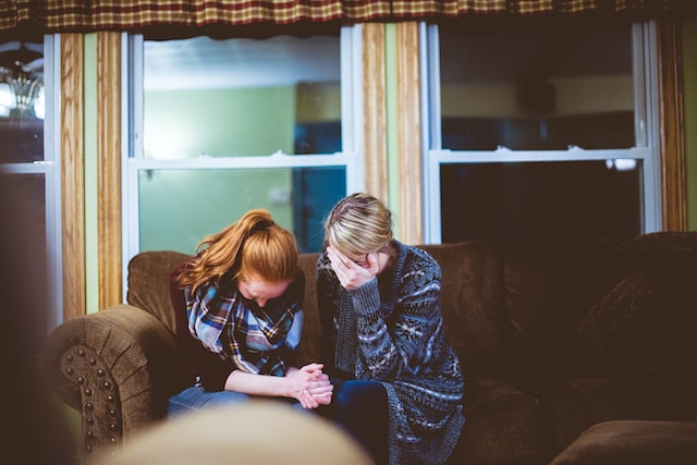 A couple in depression.