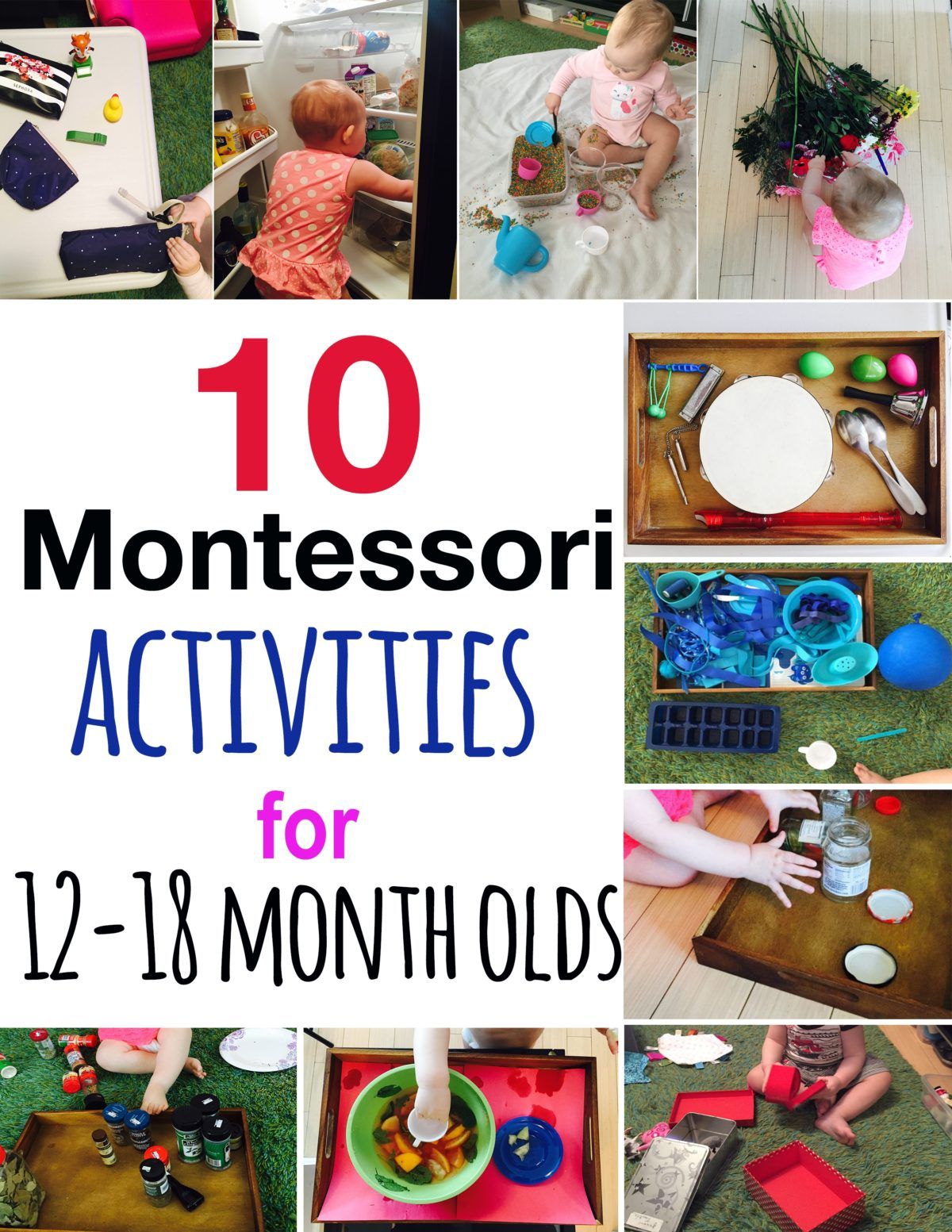 Montessori activities for 14-month-old