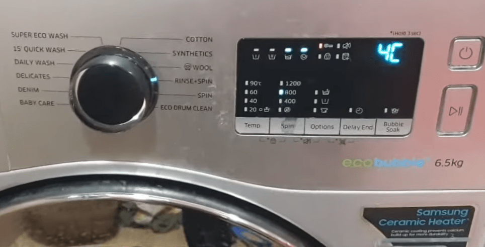 Fix Samsung Washer Error Code 4C