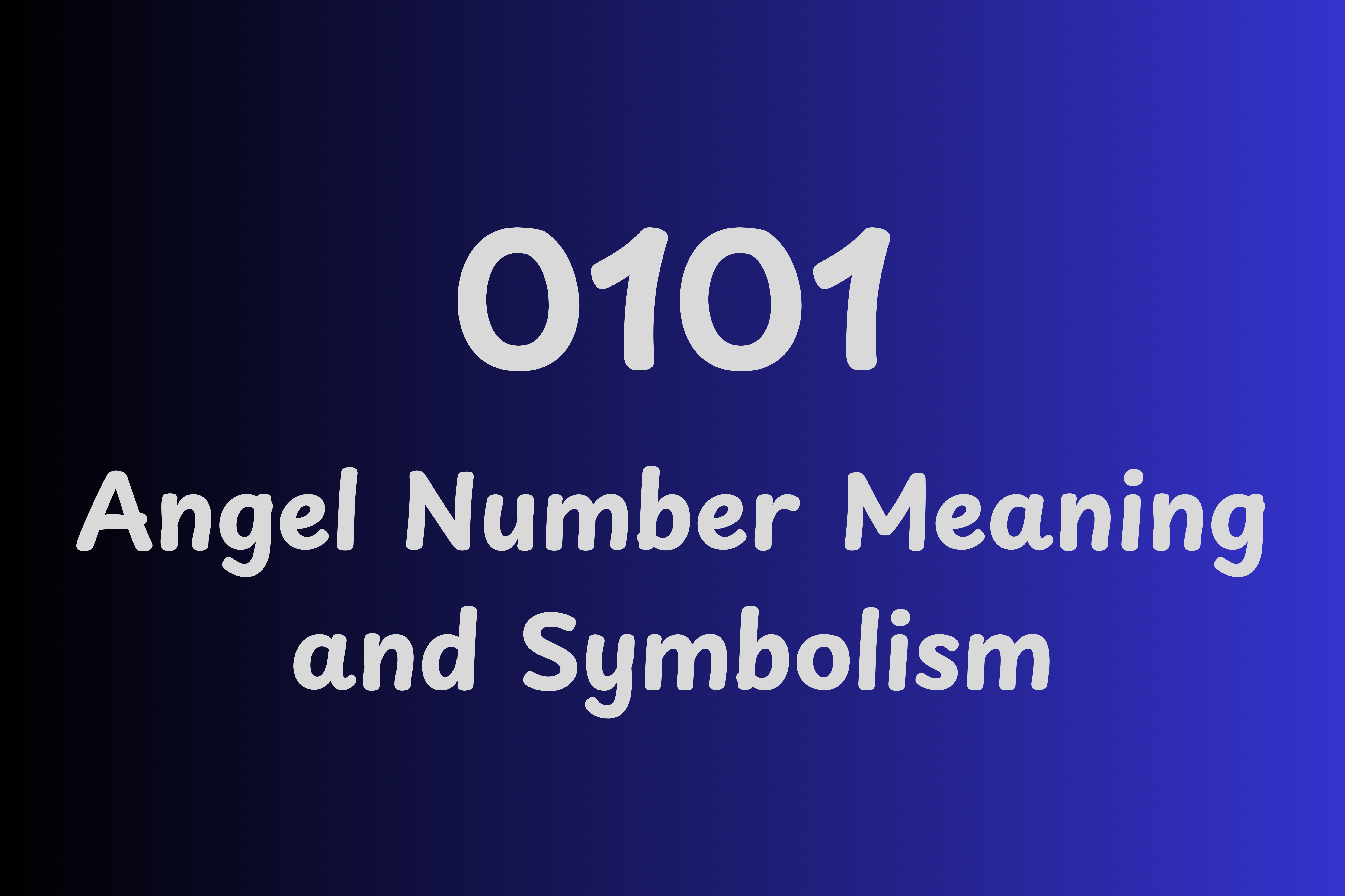 0101 angel number