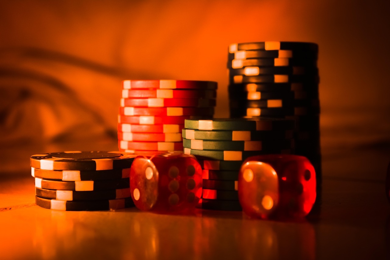 Casino Chips and Dice