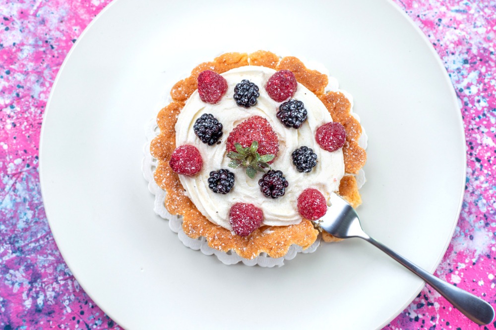Vanilla Cream Berry Tart
