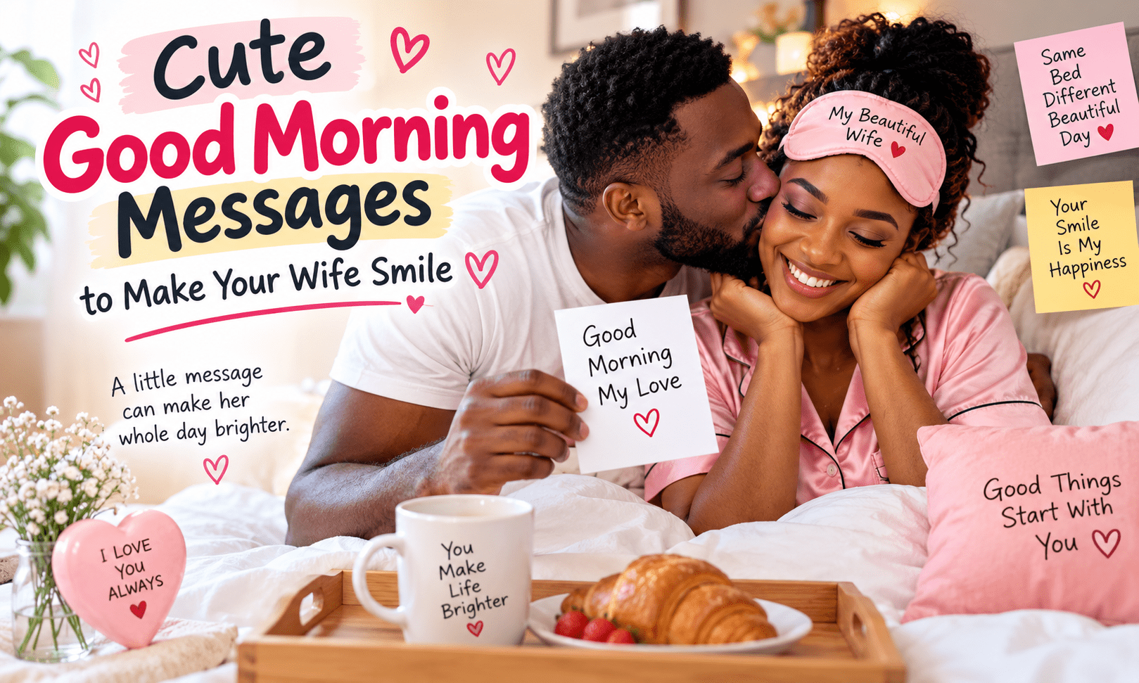 Cute Good Morning Messages to Make Your Wife Smile