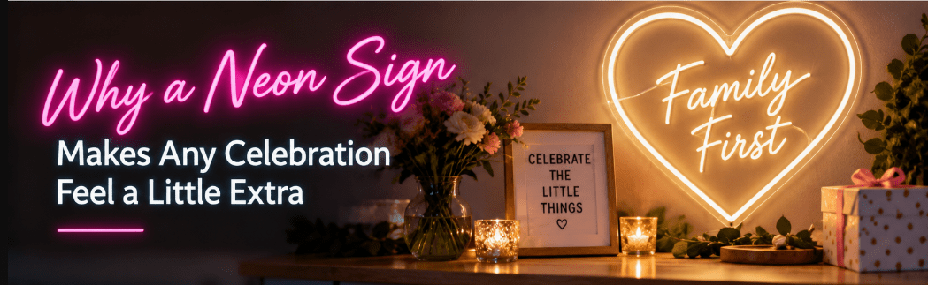 Neon Sign Makes Any Celebration Feel a Little Extra